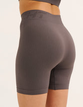 Arise Comfort Mid-Waist Shorts V2 - Slate Grey