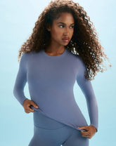 Elemental Long Sleeve T-Shirt - Washed Blue