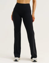 Lycra Invisible Scrunch Straight Leg Pant - Black