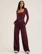 Elemental L Square Bodysuit - Blackberry