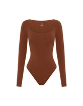 Elemental L Square Bodysuit - Brown